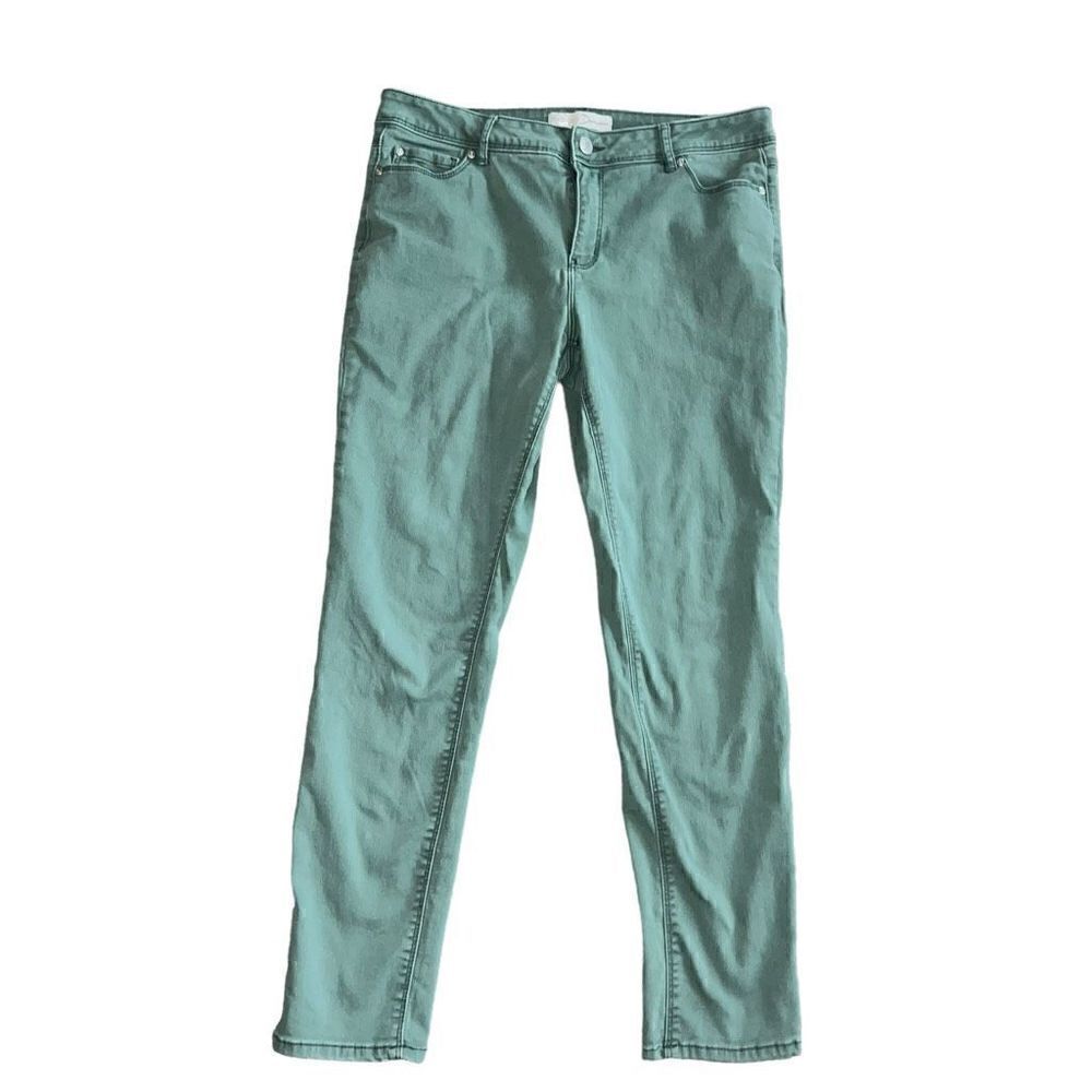 CATO Denim Olive Green Jeans Size 12